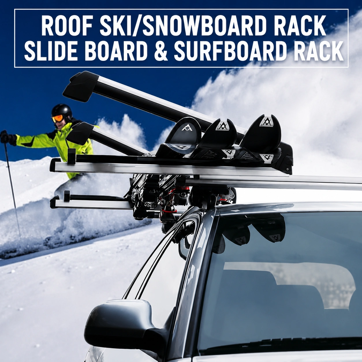 Ski Snowboard Roof Rack Carrier image 3