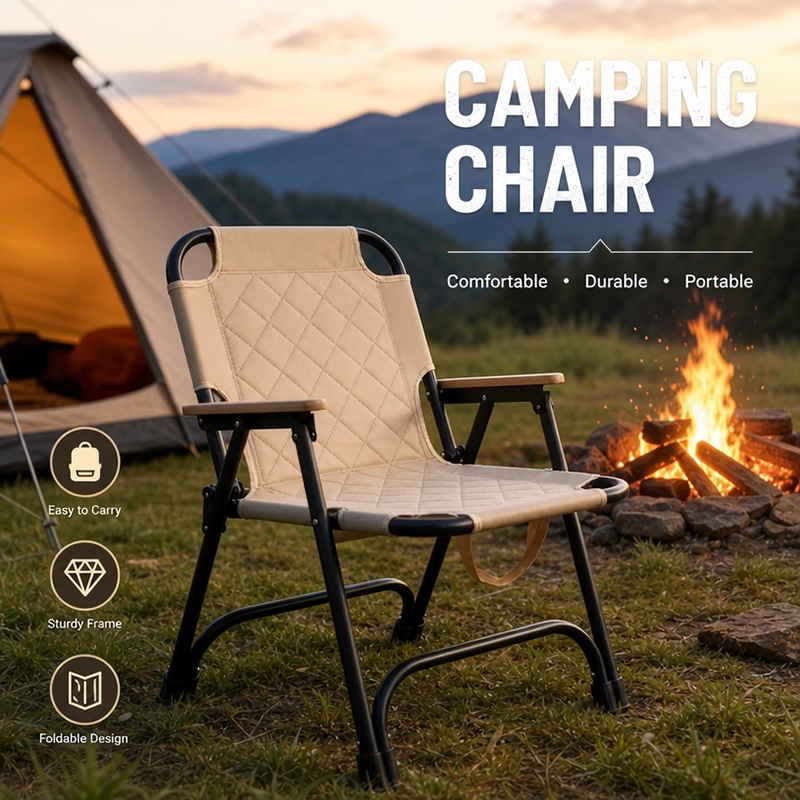 Outdoor Kemet Chair Portable Camping Dining Folding Chair image 7