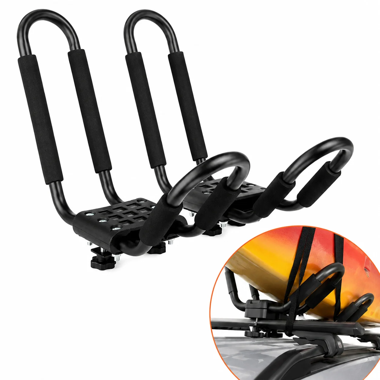 Kayak Roof Rack for Car Top Roof Mount Carrier  image 4