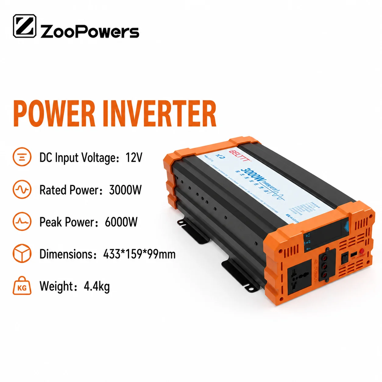 Zoopower 12V 6.3kwh Caravan Power Solution image 3