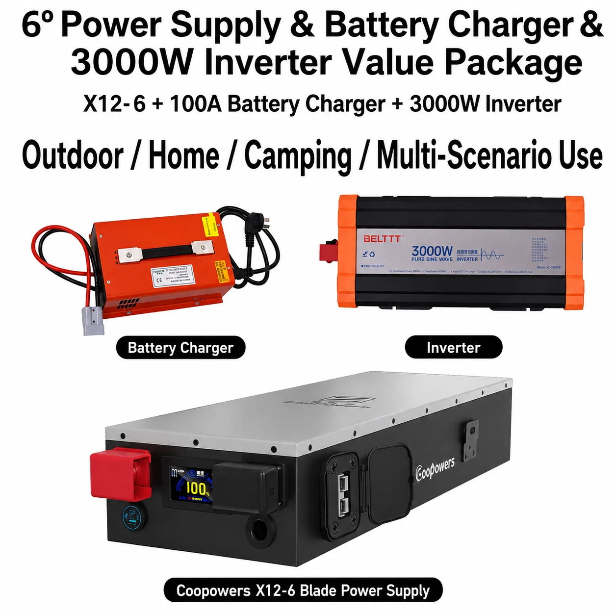 Zoopower 12V 6.3kwh Caravan Power Solution image 1