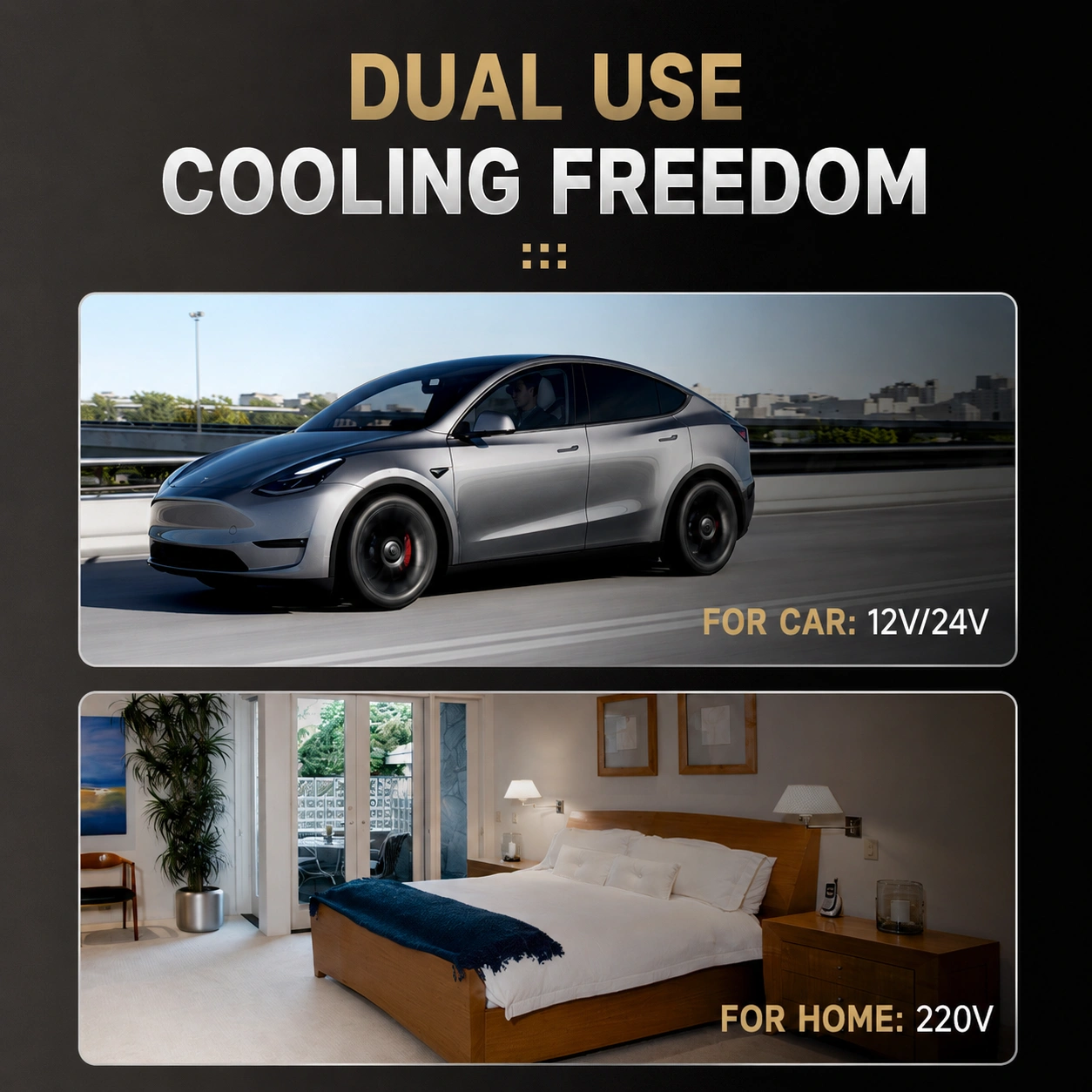 35L Car Fridge Freezer for Tesla Model Y Rear Trunk image 7