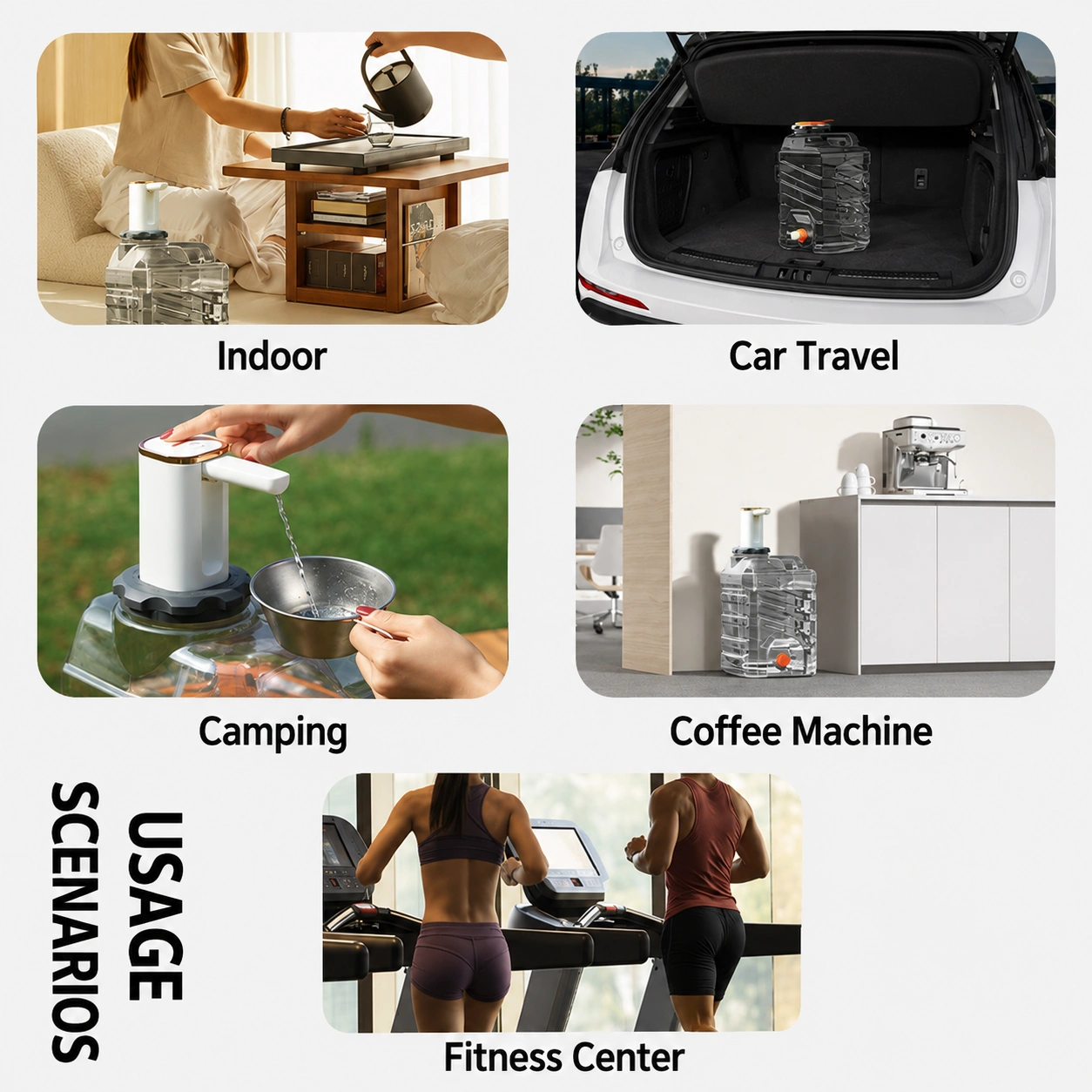 28L Camping Water Container with Electric Pump Portable Water Storage Tank BPA Free image 6